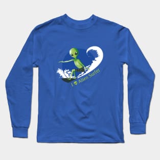 Alien surfer Long Sleeve T-Shirt